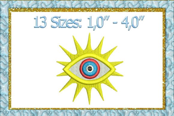 All Seeing Eye Embroidery Design