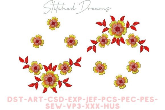 Creative Border Embroidery Design