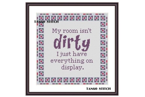 Funny Housewarming Quote Cross Stitch
