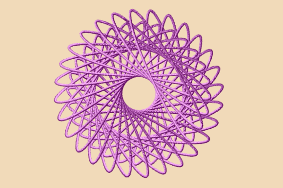 Purple Mandala Satin